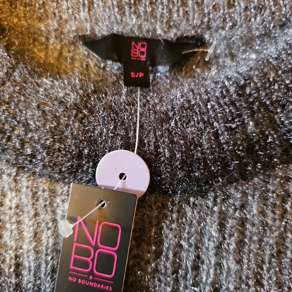 NOBO Gradient Gray Crew Neck  Sweater - Picture 4 of 5